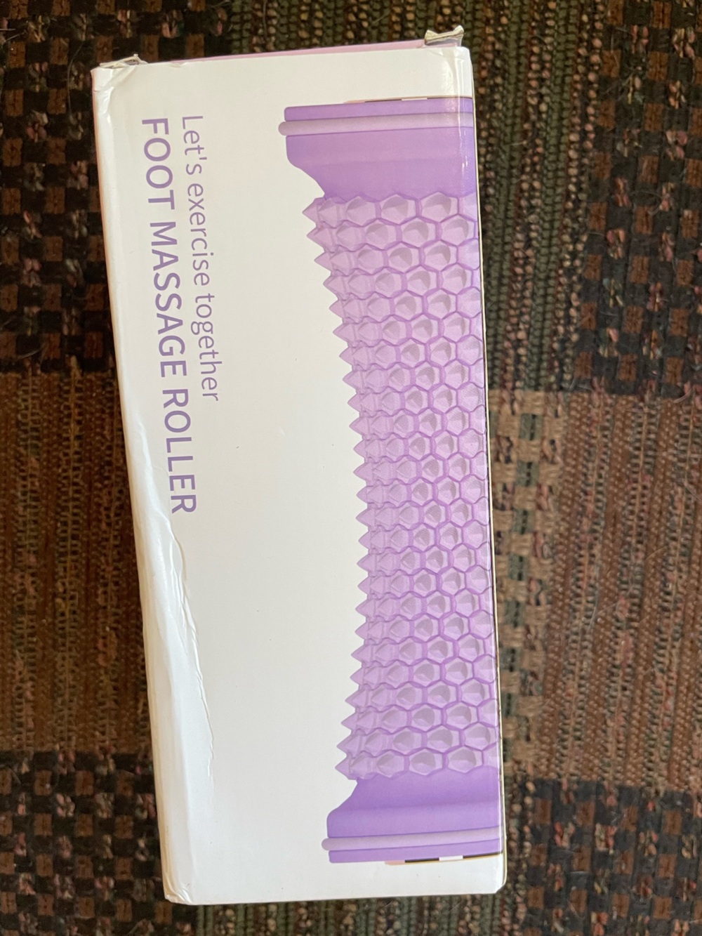 Purple Foot Massage Roller - Textured Grip